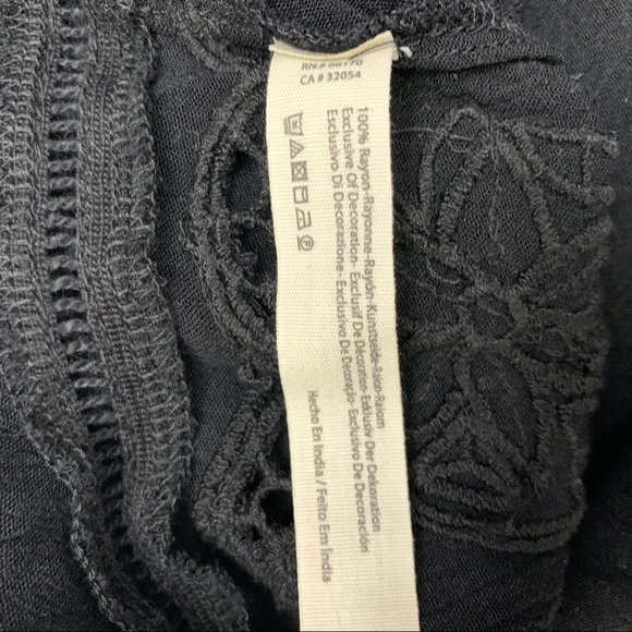 Free People Heatwave Black Tunic Dress Size Small - Picture 10 of 11